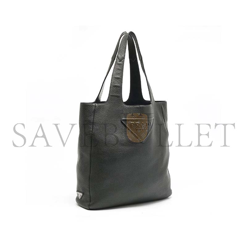 Pra*a embossed leather tote bag 2vg092 (41*39*10cm)